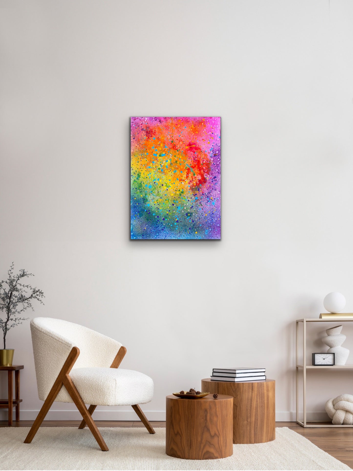Spektrum II, 50x70cm, akryl na płótnie, 2026
