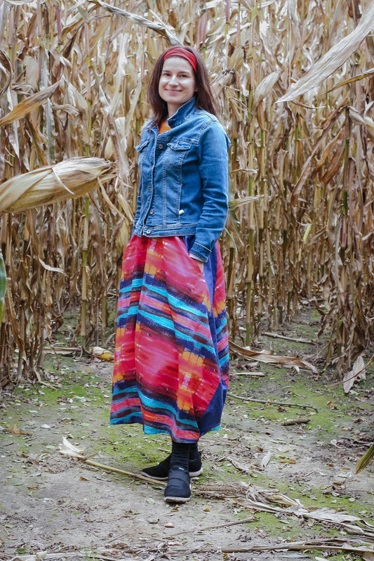 Spódnica z obrazu „Tęcza”