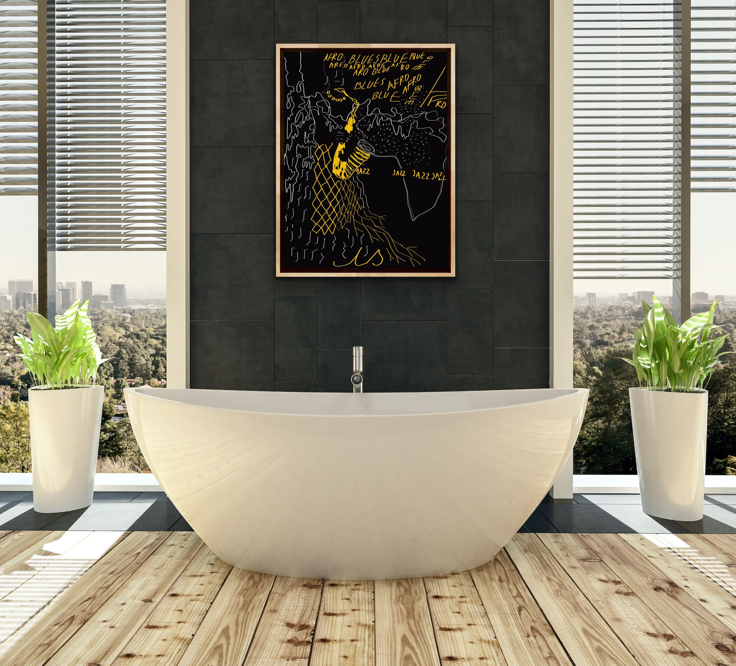 Afro blues / grafika cyfrowa