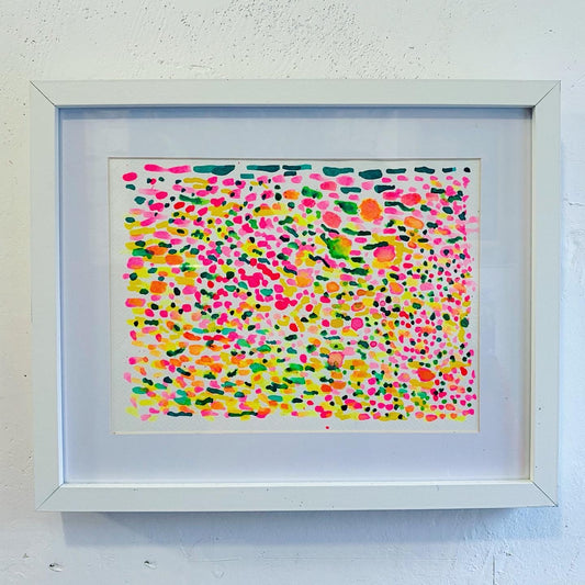 Żółty, Rysunek tuszem, 20x30cm, 2021