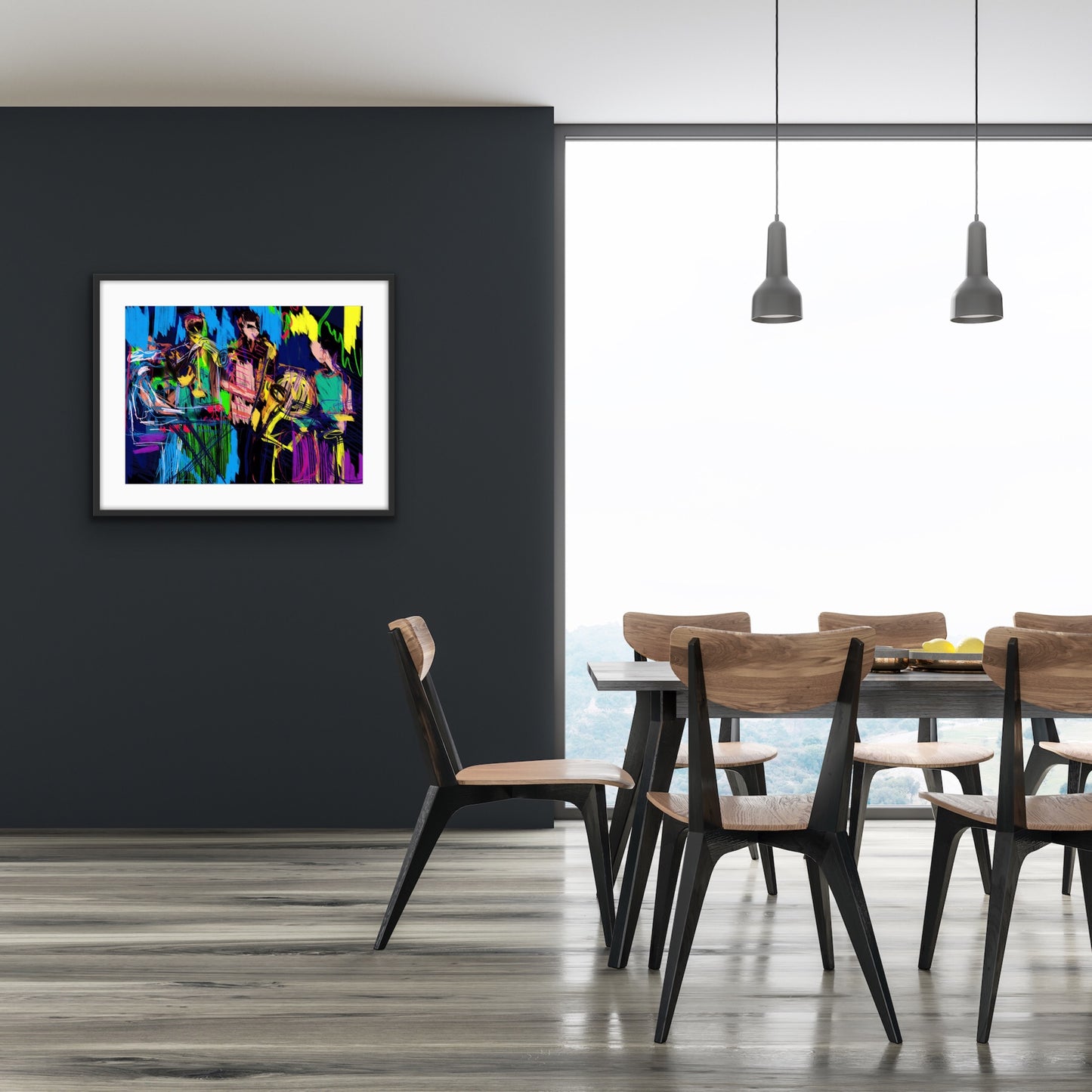 Jazzmani / grafika cyfrowa