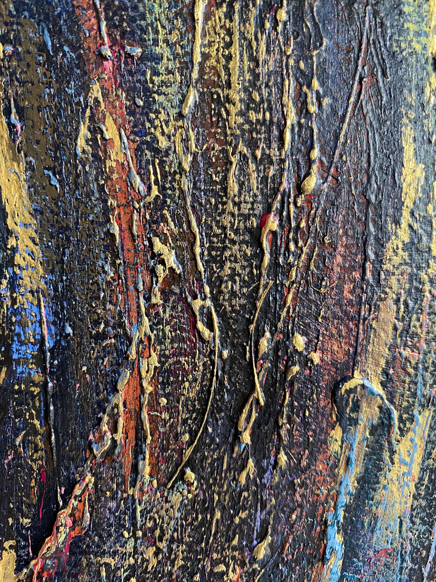 Światło, z cyklu „W ruchu," 90 x 90 cm, 2021