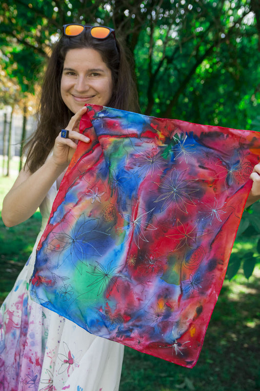 Apaszka jedwabna, 55x55 cm, 2022