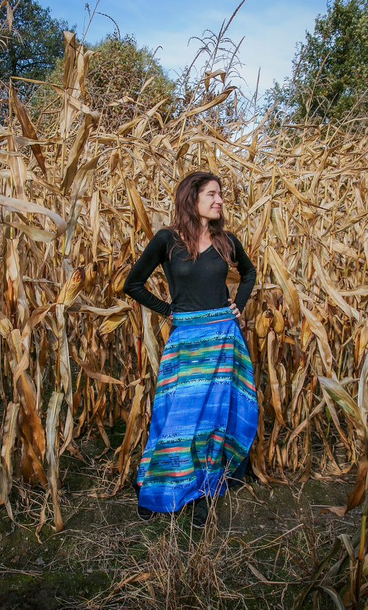 Spódnica z obrazu „Błękitna”