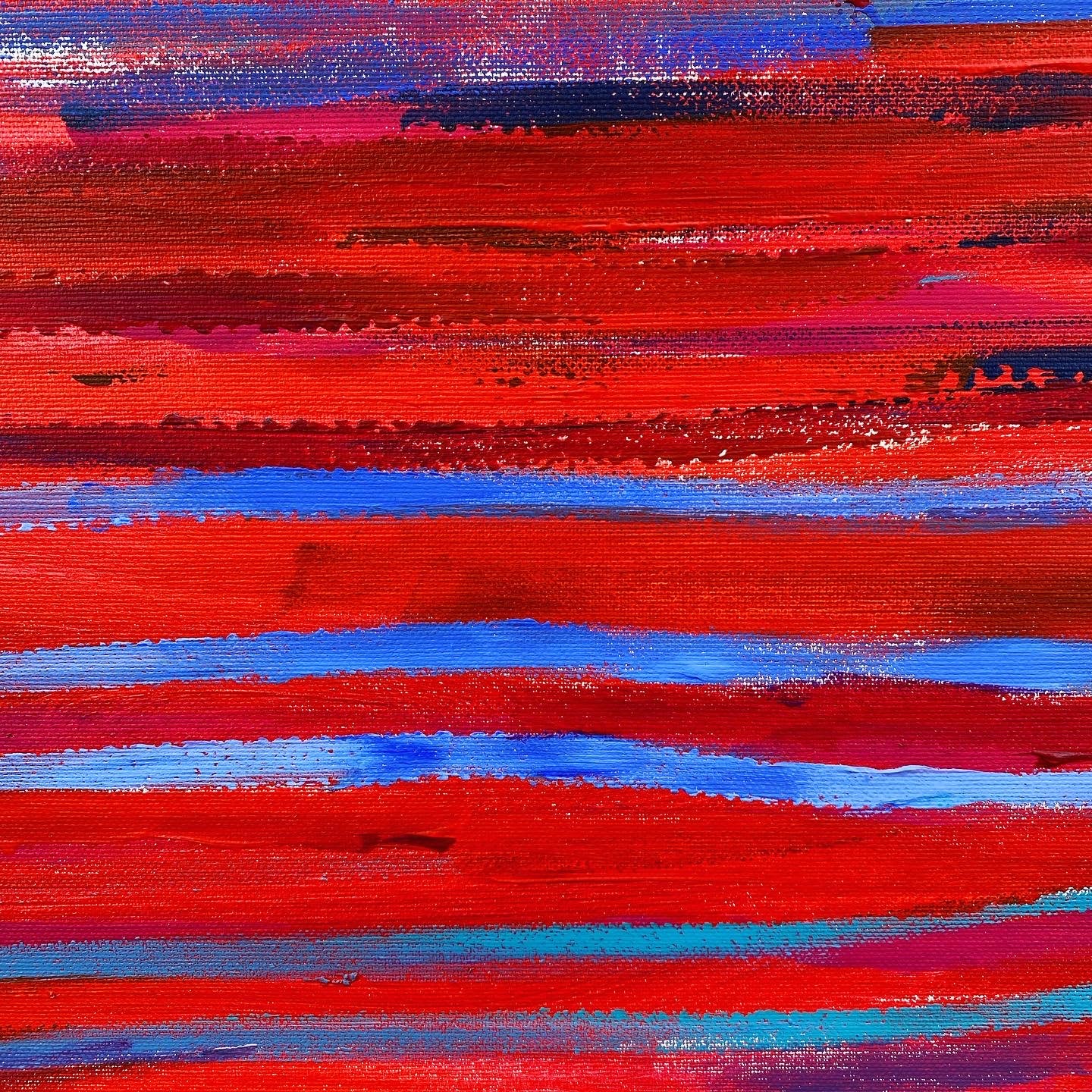 Color is energy, acrylic painting, 150x150cm / z cyklu "Kolor to energia" 150x150cm akryl na płótnie