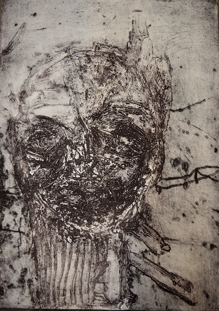 Portret organiczny, grafika kolografia
