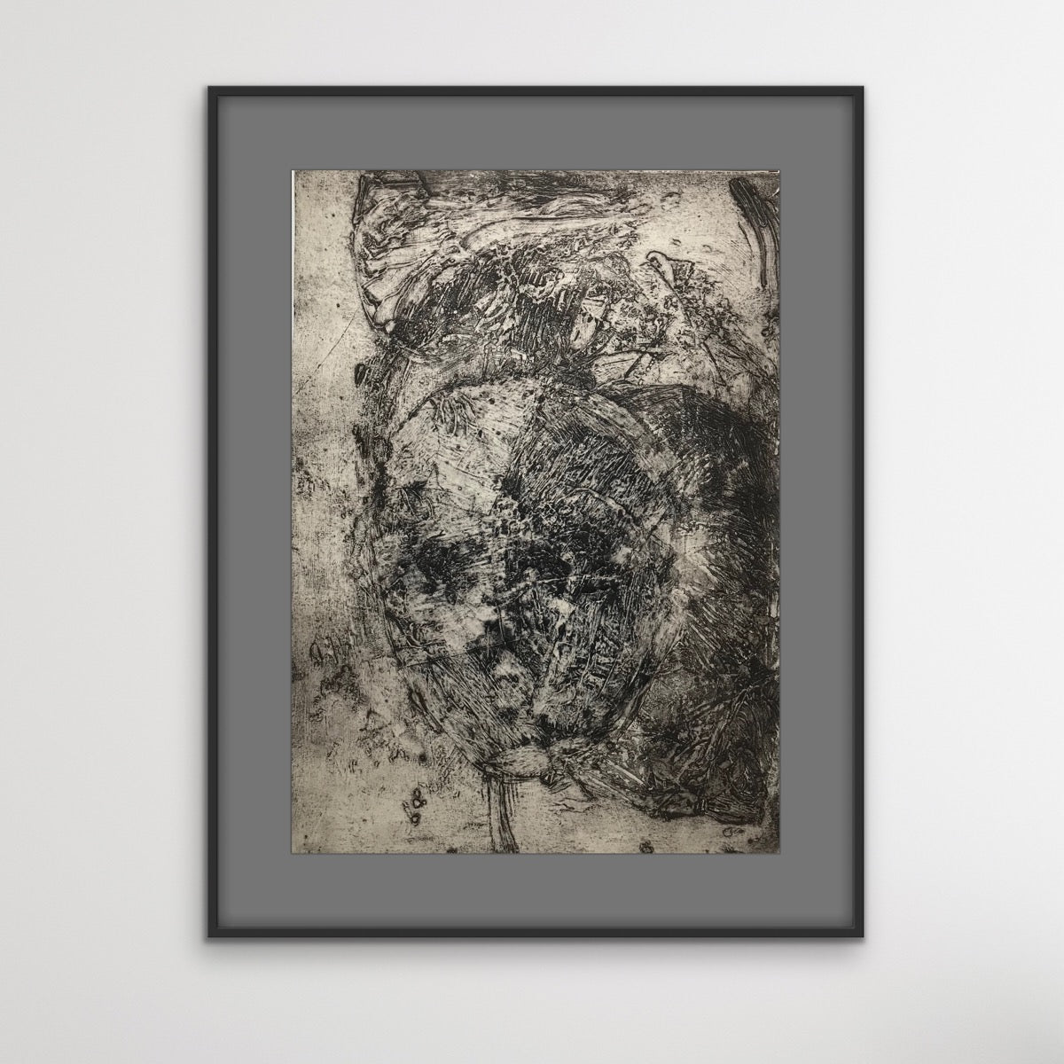 Portret organiczny II, grafika kolografia