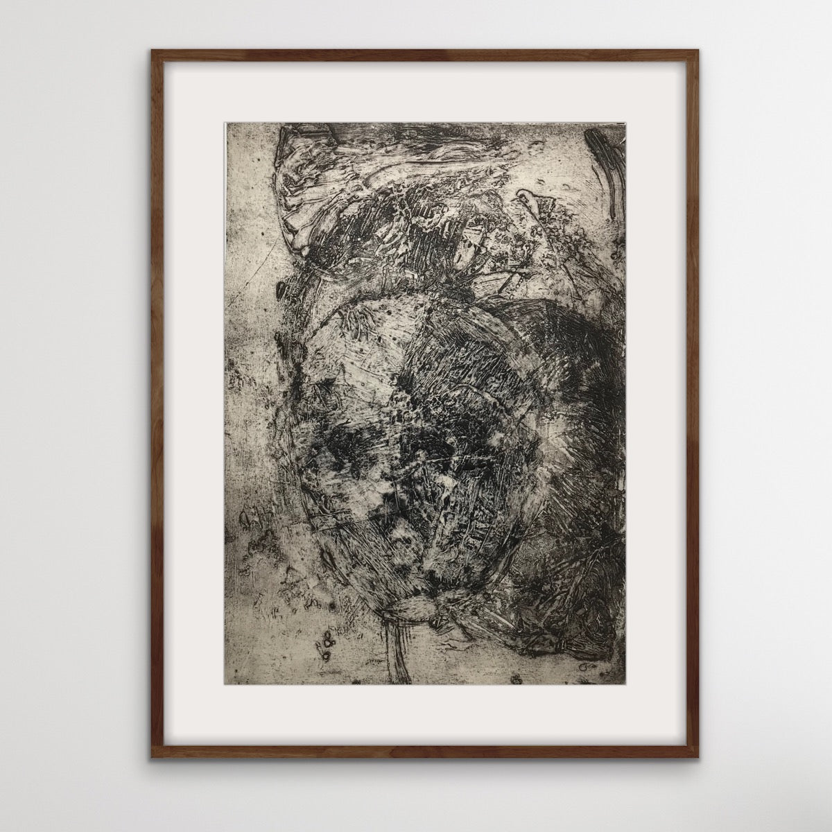 Portret organiczny II, grafika kolografia