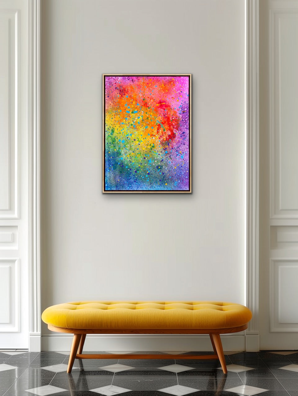 Spektrum II, 50x70cm, akryl na płótnie, 2026
