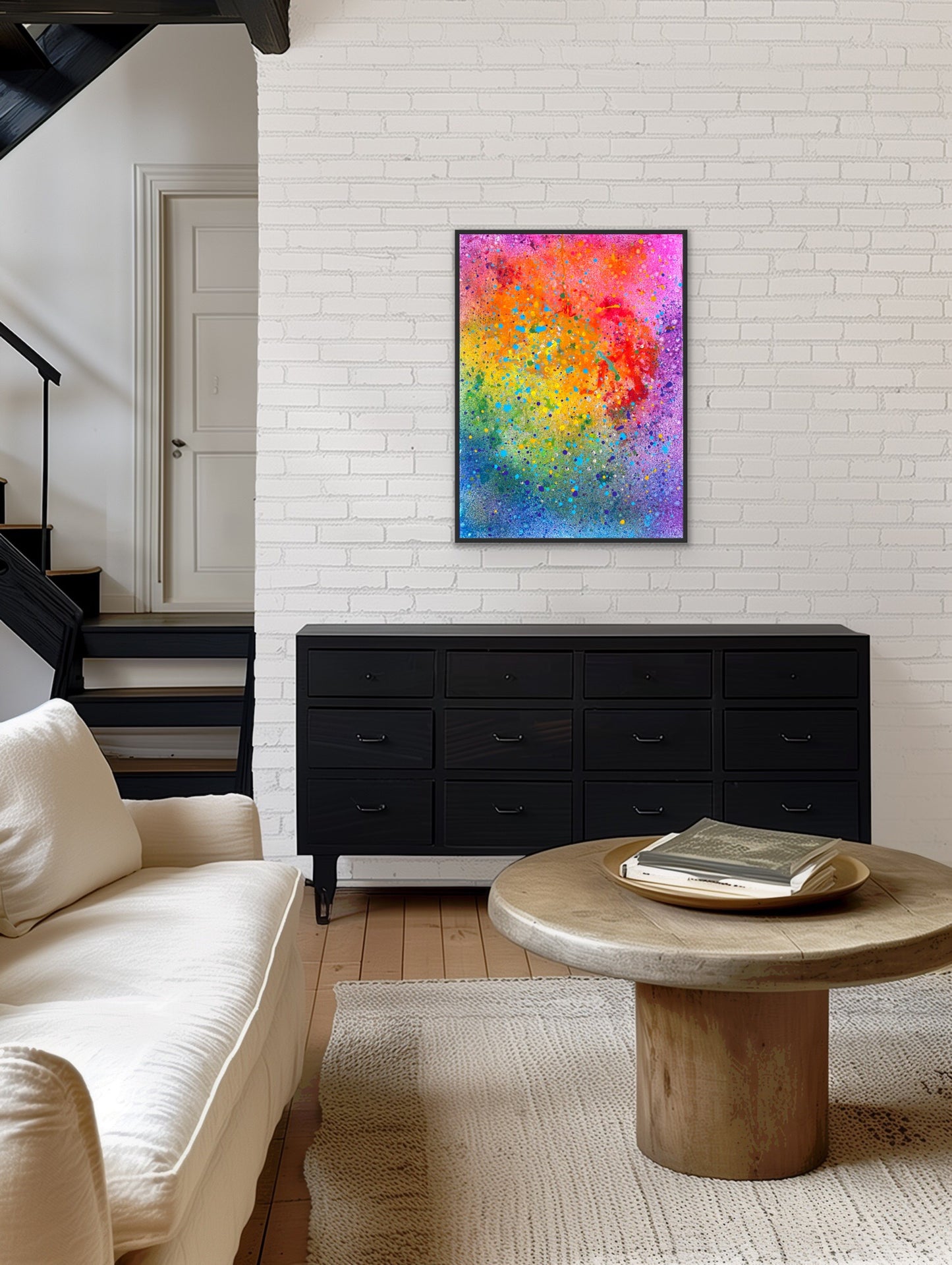 Spektrum II, 50x70cm, akryl na płótnie, 2026