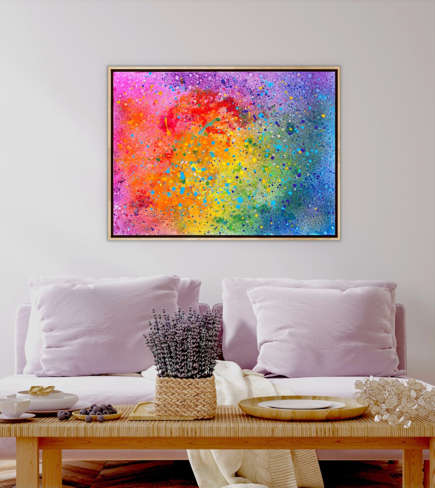 Spektrum II, 50x70cm, akryl na płótnie, 2026
