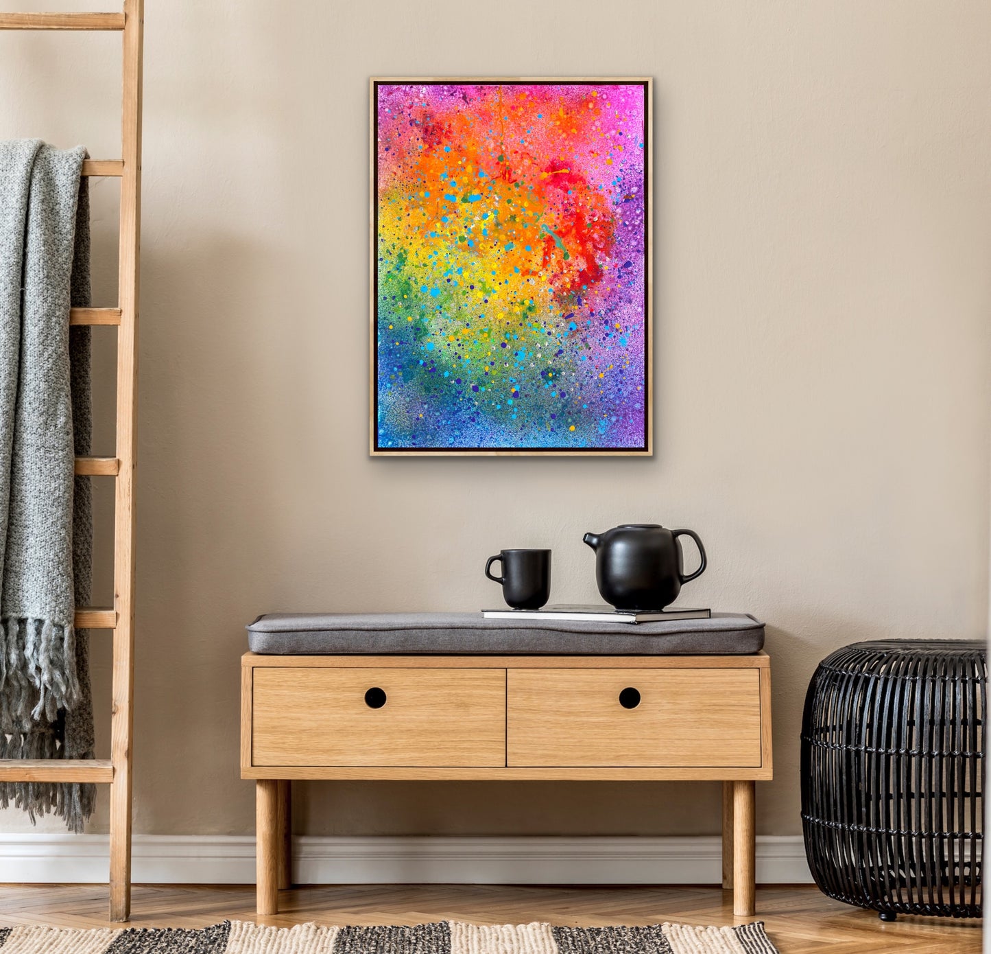 Spektrum II, 50x70cm, akryl na płótnie, 2026