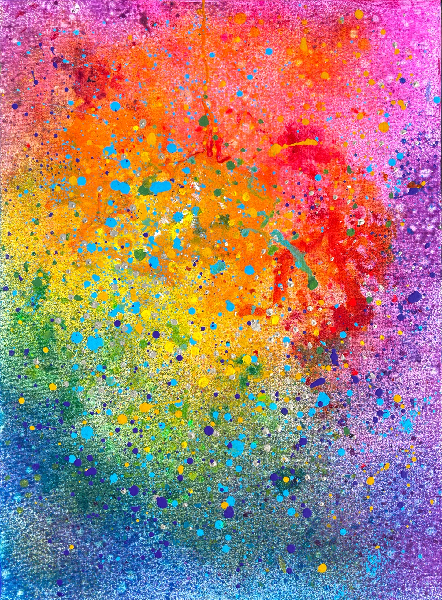 Spektrum II, 50x70cm, akryl na płótnie, 2026