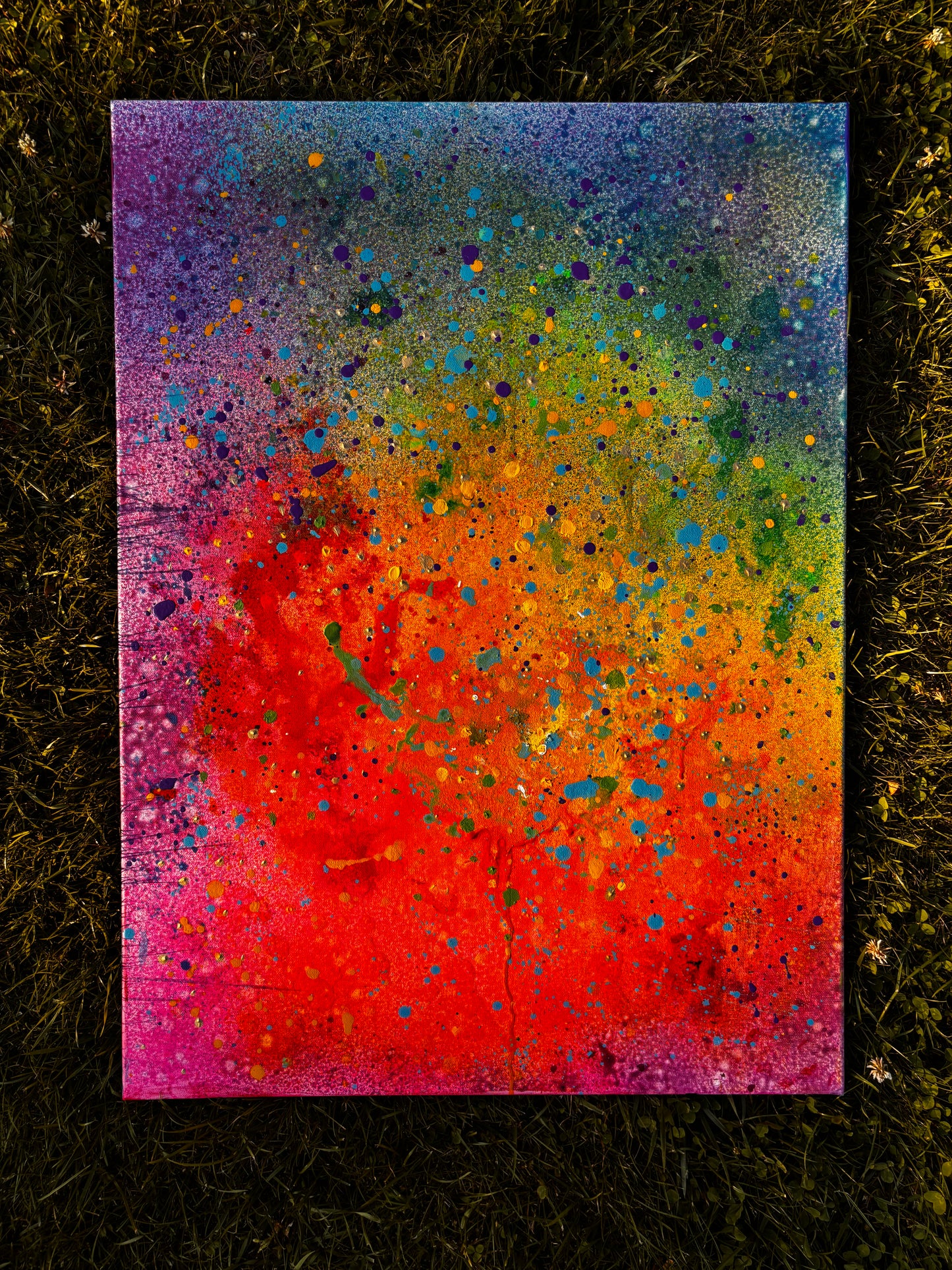 Spektrum II, 50x70cm, akryl na płótnie, 2026