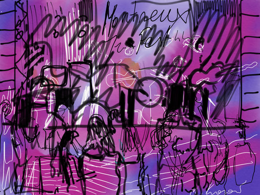 Jazz in Montreux / grafika cyfrowa