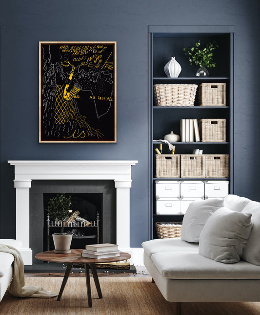 Afro blues / grafika cyfrowa